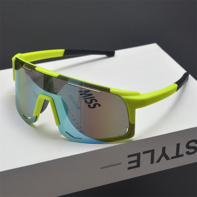Oversized Shield Sports Sunglasses
